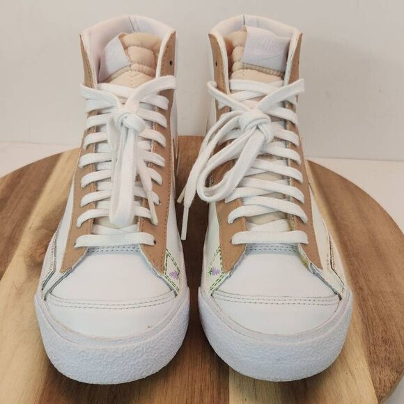 Nike Blazer '77 High-Top Sneaker Custom Painted - Women's Size 7 - Picture 2 of 13